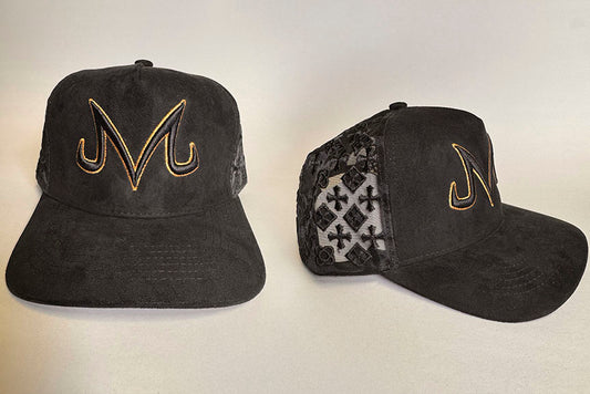 Premium Suede Mesh Cap - M (Gold)