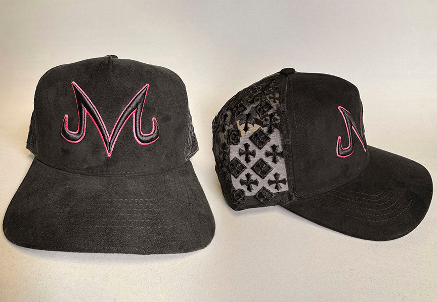 Premium Suede Mesh Cap - M (pink)